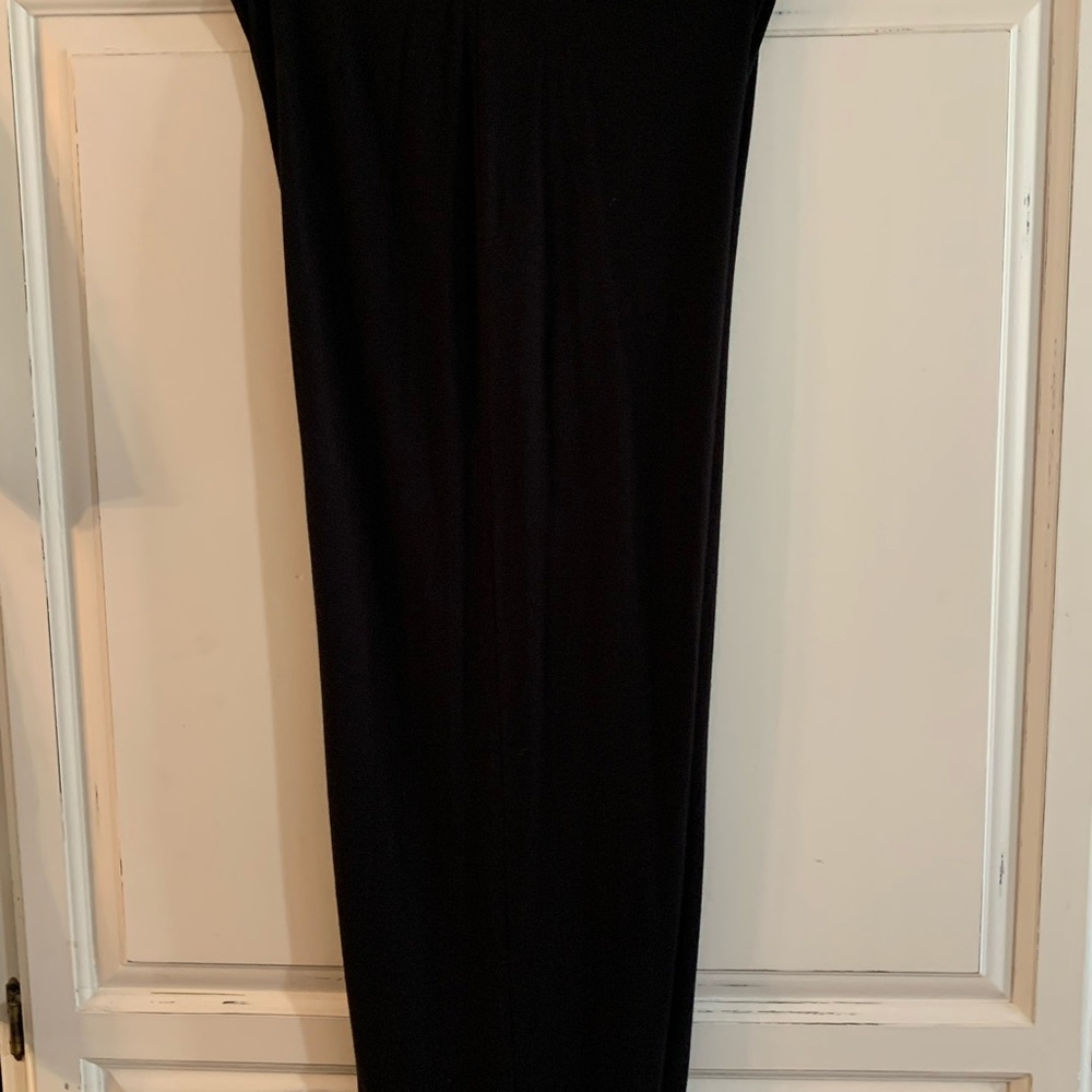J Jill cropped pants small black cotton mix 26” length